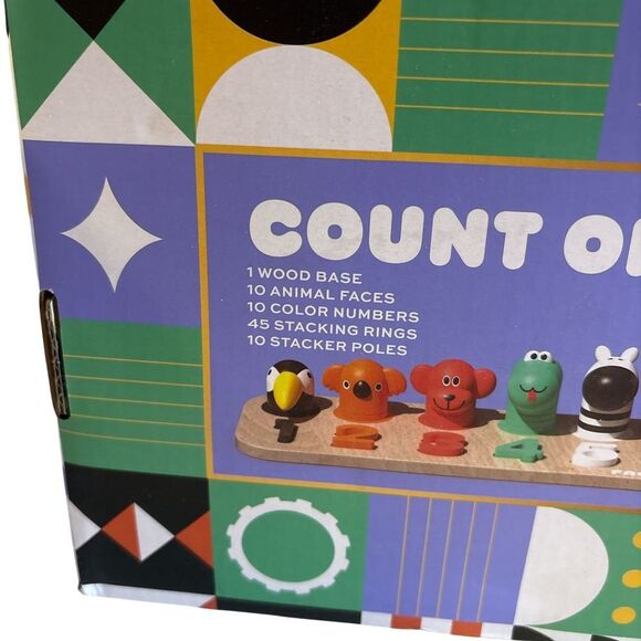 Nwt FAO Schwarz Nature Numbers Counting Puzzle - Picture 3 of 4